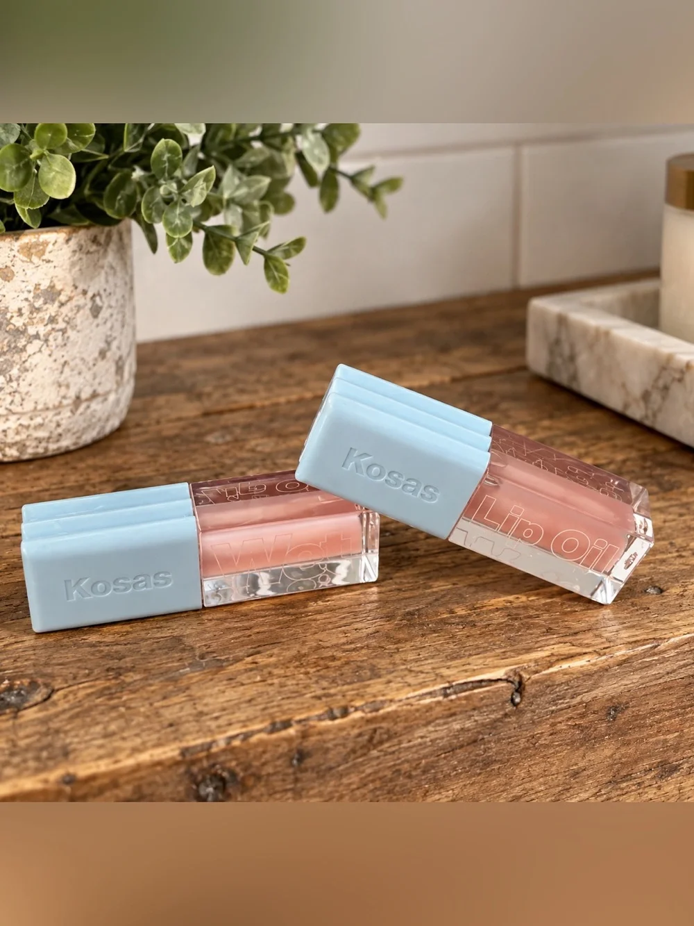 Kosas Lip Oil Duo in Jellyfish, Brand New - 2ML Size each